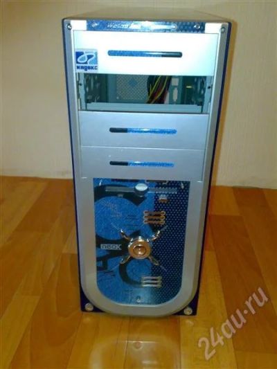 Лот: 322103. Фото: 1. Корпус midi tower с БП и флопиком. Корпуса, блоки питания