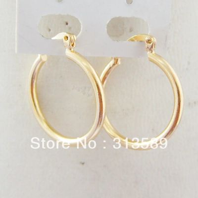 Лот: 4407779. Фото: 1. Серьги покрытие золотом 18 карат. Серьги, каффы