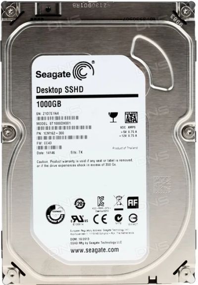Лот: 8858517. Фото: 1. 1 ТБ Гибридный Жесткий диск Seagate... Жёсткие диски (HDD)
