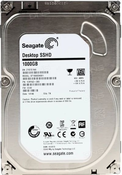 Лот: 8858517. Фото: 1. 1 ТБ Гибридный Жесткий диск Seagate... Жёсткие диски