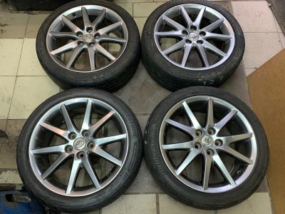 Лот: 16285135. Фото: 1. Toyota R18 + Bridgestone Potenza... Шины на дисках