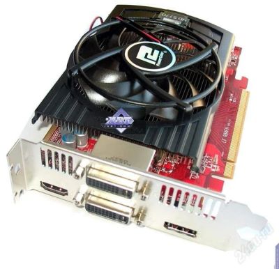 Лот: 1097891. Фото: 1. PowerColor Radeon HD 5770 PCS... Видеокарты
