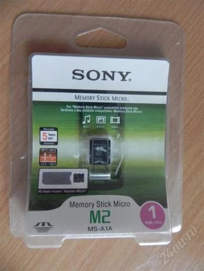 Лот: 936200. Фото: 1. Карта памяти Sony Memory Stick... Карты памяти