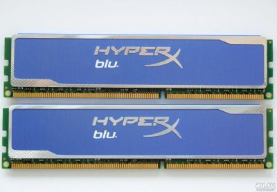 Лот: 15441234. Фото: 1. Kingston HyperX Blu [KHX1600C10D3B1K2... Оперативная память