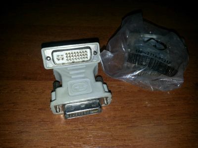 Лот: 6251174. Фото: 1. переходник DVI-I - VGA. Шлейфы, кабели, переходники