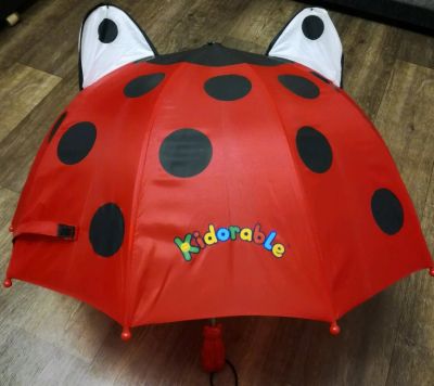 Лот: 11609132. Фото: 1. Зонт Kidorable божья коровка детский. Аксессуары