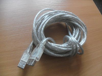 Лот: 7340474. Фото: 1. Кабель usb удлинитель 5 м. Шлейфы, кабели, переходники