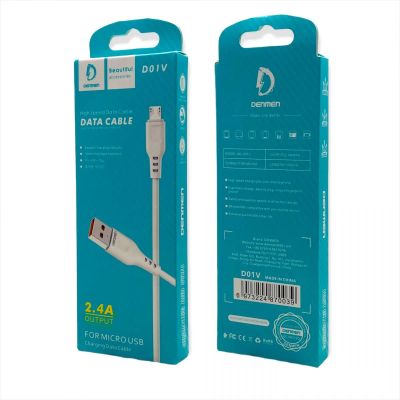 Лот: 22145805. Фото: 1. КАБЕЛЬ DENMEN D01V microUSB 2... Дата-кабели, переходники
