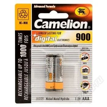 Лот: 884307. Фото: 1. аккумулятор !!camelion aaa-900mah... Батарейки, аккумуляторы, элементы питания