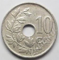 Лот: 216584. Фото: 1. Бельгия. 10 сантим 1923г. Европа