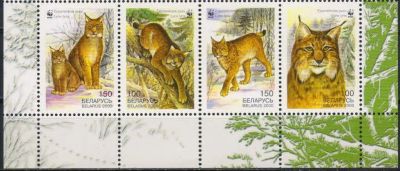 Лот: 17423511. Фото: 1. 2000. Беларусь. 2000 WWF. Обыкновенная... Марки