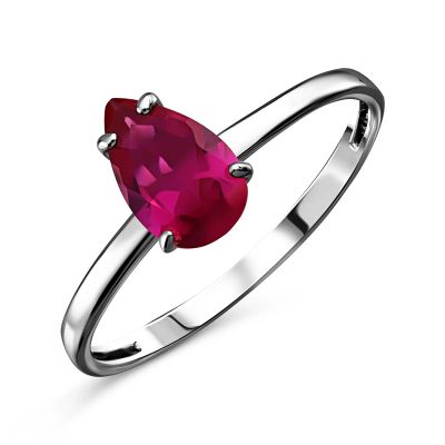 Лот: 23855590. Фото: 1. Серебряное кольцо с ювелирным... Кольца, перстни