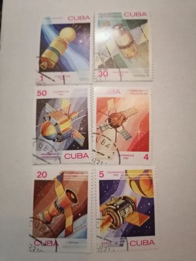 Лот: 24850009. Фото: 1. Космос Куба 1983 год. Марки