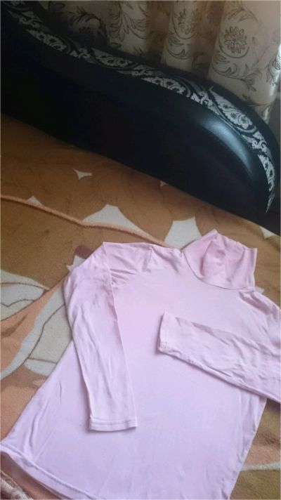 Лот: 9274906. Фото: 1. Водолазка розовая. Рубашки, блузки, водолазки