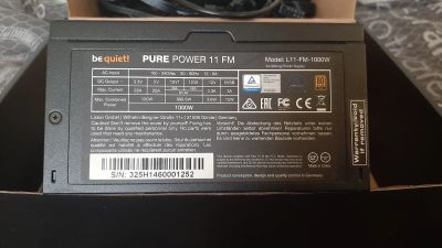 Лот: 25580756. Фото: 1. Блок питания Be Quiet pure power... Корпуса, блоки питания