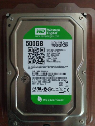 Лот: 11090308. Фото: 1. Жесткий диск Western Digital Caviar... Жёсткие диски (HDD)