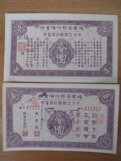 Лот: 8929689. Фото: 1. Китай 2 юаня Fukien Provincial... Азия