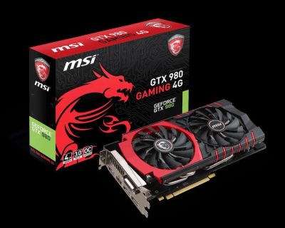 Лот: 9660089. Фото: 1. Видеокарта MSI GeForce GTX 980... Видеокарты