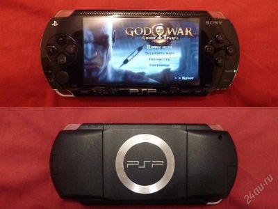Лот: 1117721. Фото: 1. Sony PSP Fat 1001 Black Прошитая... Игровые приставки, консоли