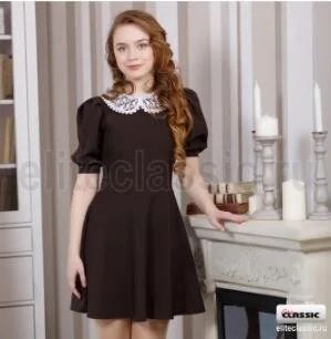 Лот: 10054989. Фото: 1. Школьное платье, рост 140. Новое. Школьная форма