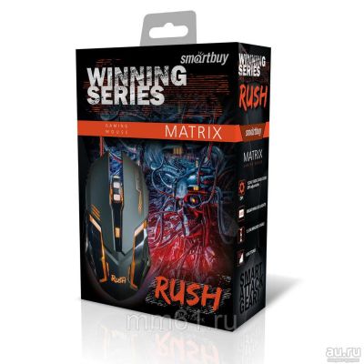 Лот: 17051714. Фото: 1. Мышь игровая Smartbuy RUSH Matrix... Клавиатуры и мыши