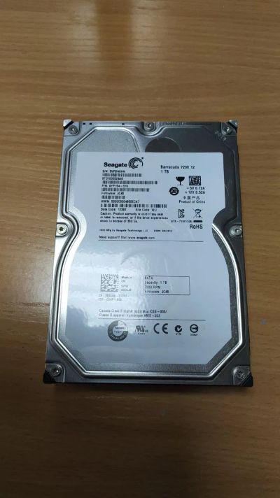 Лот: 20841261. Фото: 1. HDD 1TB Seagate 7200.12 (ST31000524AS... Жёсткие диски (HDD)