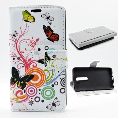 Лот: 4351704. Фото: 1. Чехол книжка для LG G2 D802 (Бабочки... Чехлы, бамперы