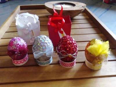 Лот: 11287633. Фото: 1. Сувенирные пасхальные яички одним... Другое (ручная работа)