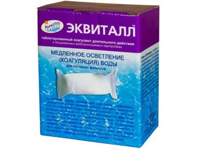 Лот: 22366875. Фото: 1. Эквиталл Маркопул Кемиклс, 1кг... Бассейны, аксессуары и комплектующие