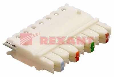 Лот: 8176456. Фото: 1. Коннектор 4-парный, тип 110, CAT5e... Сетевые кабели