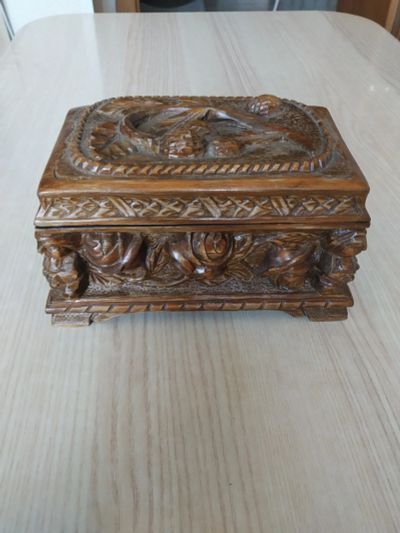 Лот: 15841171. Фото: 1. Шкатулка (ручная работа, эксклюзив... Шкатулки