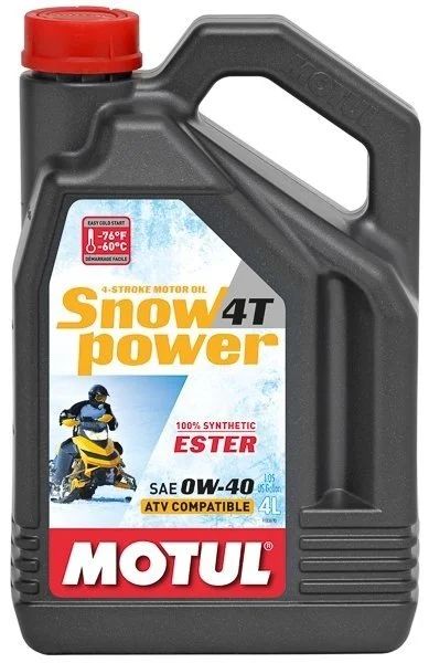 Лот: 17831146. Фото: 1. MOTUL SnowPower 4T 0w40 100% Synt... Масла, жидкости