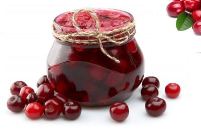 Лот: 11154038. Фото: 1. вкусное вишневое варенье с ягодками... Домашние заготовки
