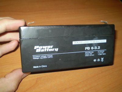 Лот: 4781494. Фото: 1. 6В 3.2А*ч Power Battery Герметичный... Батарейки, аккумуляторы, элементы питания
