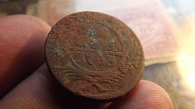 Лот: 11308577. Фото: 1. Денга 1743 года. Россия до 1917 года
