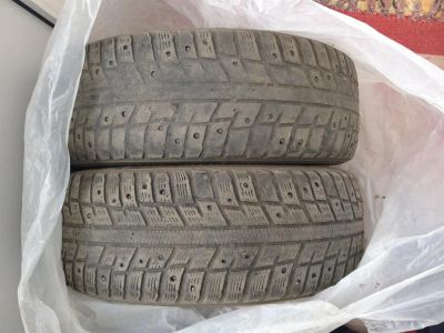 Лот: 3844411. Фото: 1. 185/55/15 зима шипованные (пара... Шины