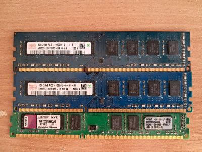 Лот: 20007885. Фото: 1. DDR 3 3 планки 4 4 2(4) GB. Оперативная память