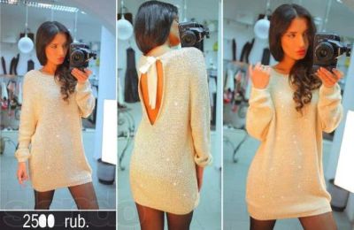 Лот: 3692181. Фото: 1. Туника с открытой спиной. Футболки, топы и майки