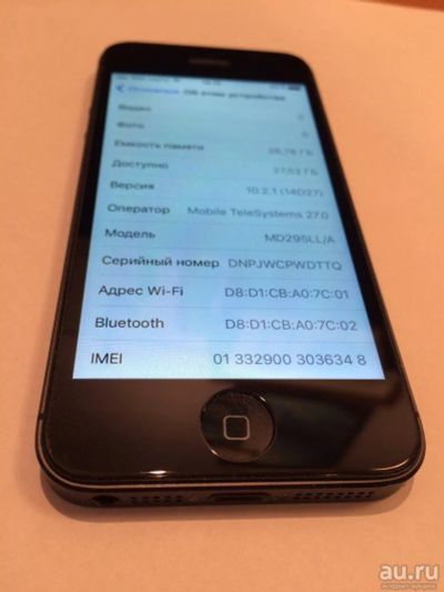 Лот: 9353377. Фото: 1. Apple Iphone 5 32gb. Смартфоны