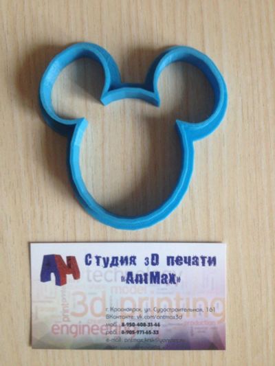 Лот: 9457682. Фото: 1. Формочка для печенья "Микки маус... Формы для запекания, выпечки