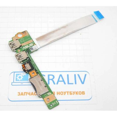 Лот: 8873345. Фото: 1. Плата ysb + audio + cardreader... Платы расширения, контроллеры, доп. порты