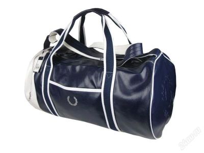 Лот: 965399. Фото: 1. сумка FRED PERRY синяя, большая. Сумки