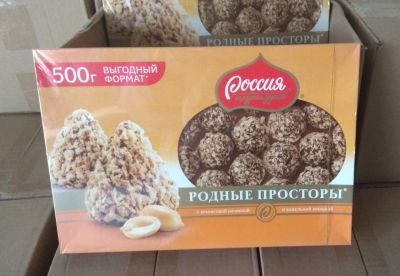 Лот: 18115055. Фото: 1. конфеты трюфель Родные Просторы... Шоколад, конфеты