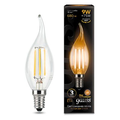 Лот: 25191456. Фото: 1. Светодиодная лампа Gauss LED Filament... Лампочки