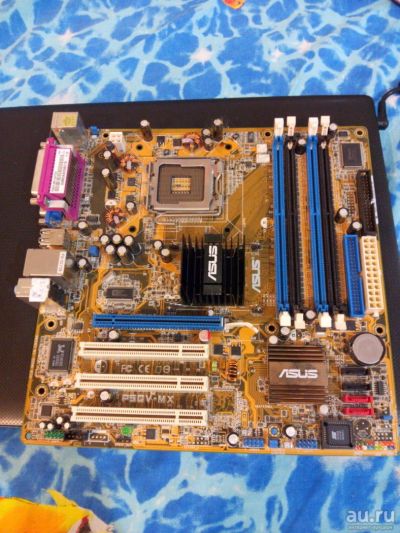 Лот: 8626654. Фото: 1. Материнская плата Asus p5gv-mx... Материнские платы
