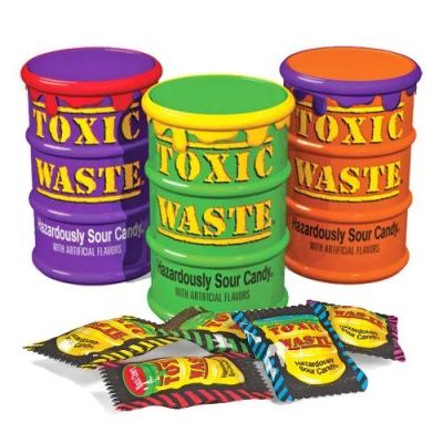 Лот: 11349865. Фото: 1. Кислые конфеты Toxic Waste color. Шоколад, конфеты