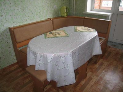 Лот: 5157485. Фото: 1. Мягкий кухонный уголок + стол... Кухонные уголки