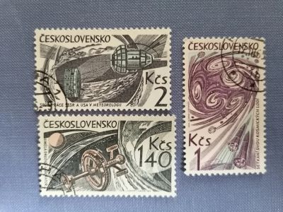 Лот: 25606653. Фото: 1. Космос Чехословакия 1965 год. Марки