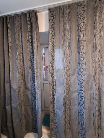 Лот: 25885335. Фото: 1. Шторы на шторной ленте готовые... Шторы, тюль