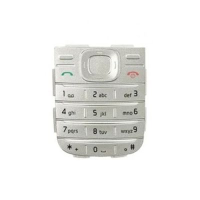 Лот: 12882128. Фото: 1. Клавиатура Nokia 1200 Серебро. Корпуса, клавиатуры, кнопки